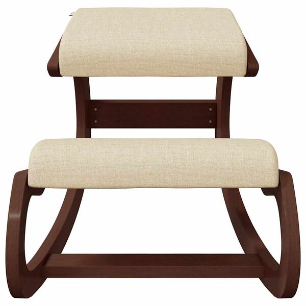 vidaXL Stolica klečalica krem 55 x 84 x 55 cm &scaron;perploča od breze