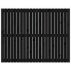 vidaXL Zidno uzglavlje crni 140x3x110 cm od masivne borovine