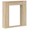 vidaXL Okvir za kamin Sonoma 100 x 20 x 100 cm Konstruirano drvo