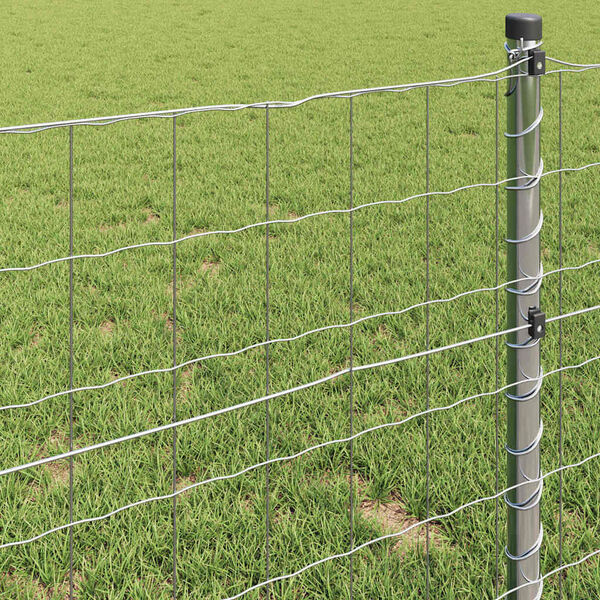 vidaXL Euro ograda 0,8 x 10 m Željezo prekriveno PVC-om