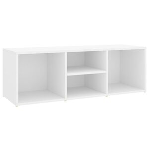 vidaXL Klupa za spremanje obuće bijela 105x35x35 cm konstruirano drvo