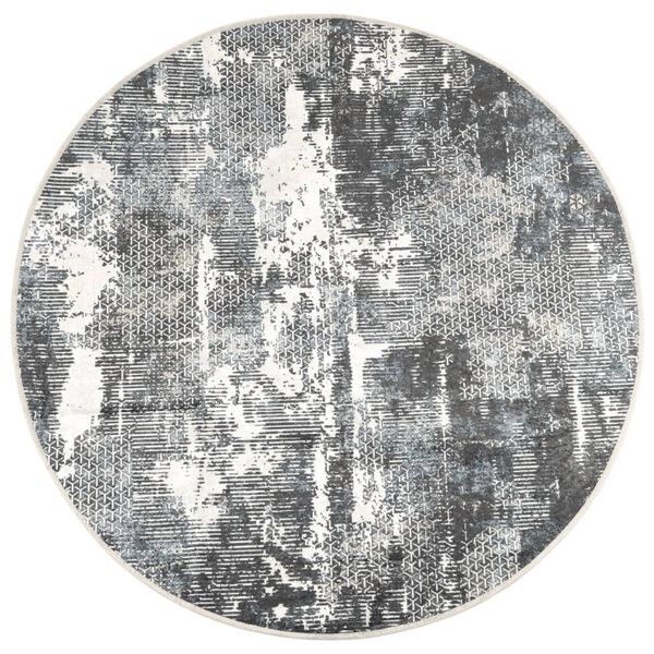 vidaXL Perivi tepih raznobojni Ø 120 cm protuklizni