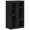 vidaXL Kreveta ELST Crna 59 x 35 x 100,5 cm Konstruirano drvo