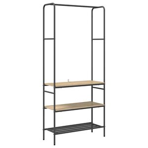vidaXL Stalak za odjeću Hrast sonoma 77 x 30 x 171 cm
