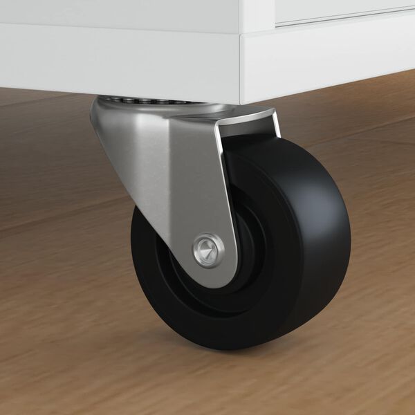 vidaXL Dizalni kotač 12 pcs Srebrno 60 x 60 x 50 mm Željezo i najlon