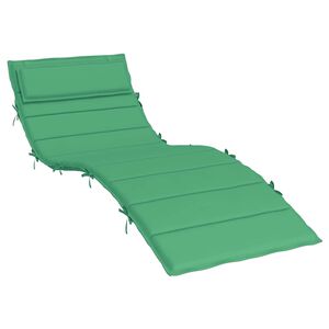 vidaXL Jastuk za ležaljku zeleni 180x60x4 cm od tkanine Oxford