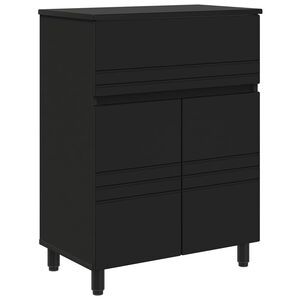 vidaXL Toaletna jedinica Crna 60 x 35 x 80 cm Konstruirano drvo
