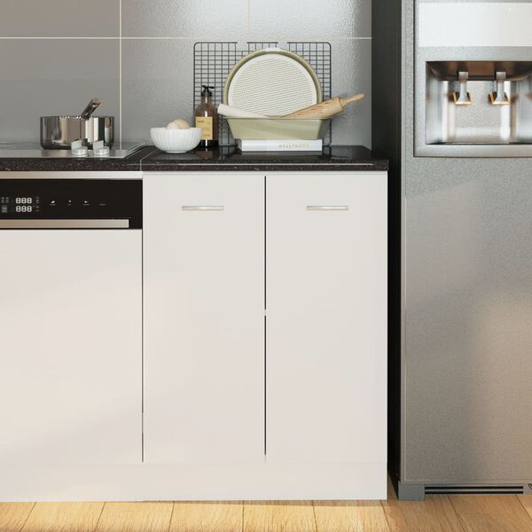 vidaXL Kuhinjska radna ploča tekstura granita crna 60x60x2,8cm iverica