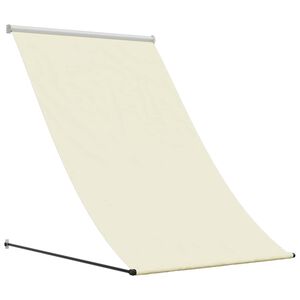 vidaXL Tenda na uvlačenje krem 100 x 150 cm od tkanine i čelika