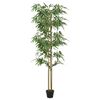 vidaXL Umjetno stablo bambusa 1216 listova 180 cm zeleno
