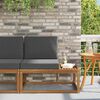 vidaXL Vanjski krajnji kauč Prirodna i antracit 91 x 63 x 73 cm