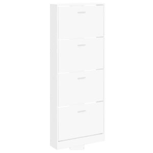 vidaXL Ormarić za cipele bijeli 59 x 17 x 150 cm od konstruiranog drva