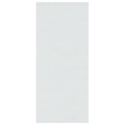 vidaXL Komoda visoki sjaj bijela 102 x 33 x 75 cm od iverice