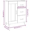 vidaXL Komoda boja hrasta sonome 69,5 x 34 x 90 cm konstruirano drvo