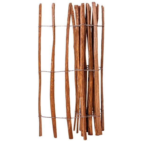 vidaXL Ograda od kolaca od drva lje&scaron;njaka 120 x 250 cm