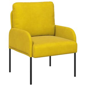 vidaXL Sofe s jastukom 55cm Žuta &Scaron;perploča