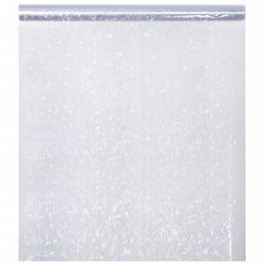 vidaXL Prozorska folija matirane 3D s uzorkom duge 90 x 1000 cm PVC