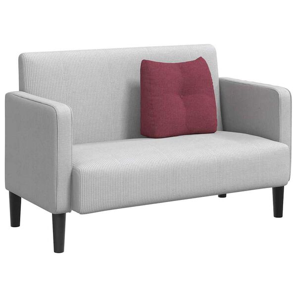 vidaXL Jastuk za leđa Vinska crvena 45 x 24 x 50 cm tkanina