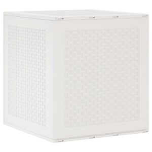 vidaXL Kutija za spremanje Bijelo 55 x 53 x 57 cm Polipropilen