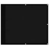 vidaXL Balkonski zaslon crni 90x700 cm 100 % poliester Oxford
