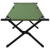 vidaXL Sklopivi kamperski krevet 2 pcs Zelena 193 x 69 x 45 cm