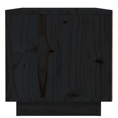 vidaXL Noćni ormarić crna 40 x 34 x 35 cm od masivne borovine