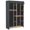 vidaXL Ormar s 3 razine od tkanine 110 x 40 x 170 cm sivi
