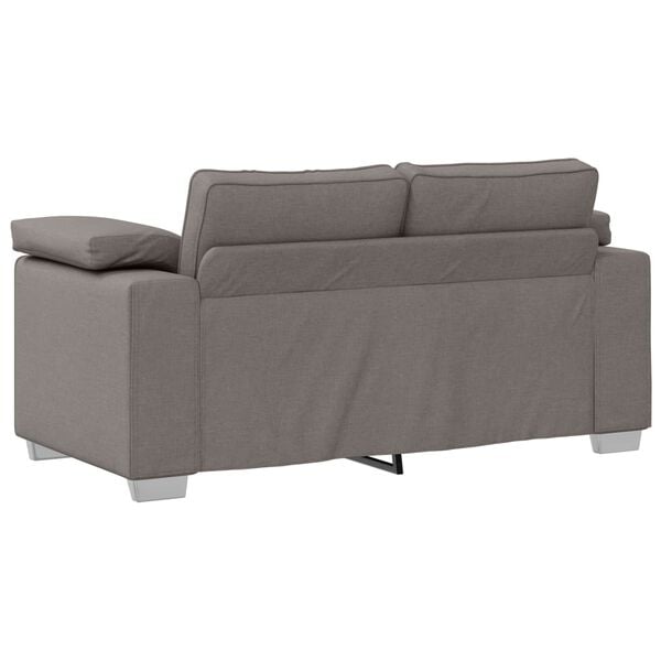 vidaXL Sofa 120cm Sivo-smeđa tkanina