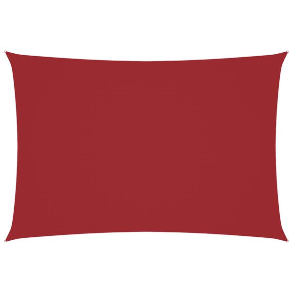 vidaXL Jedro protiv sunca od tkanine pravokutno 2,5 x 4,5 m crveno