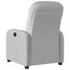 vidaXL Električni naslonjač od tkanine oblačnosivi