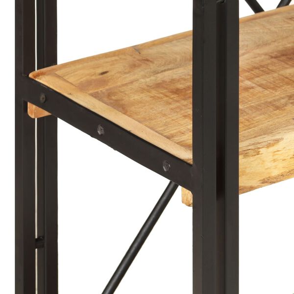 vidaXL Police za knjige s 3 razine 60x30x80 cm od masivnog drva manga