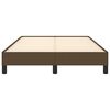 vidaXL Okvir kreveta bez madraca tamnosmeđi 120x190 cm od tkanine