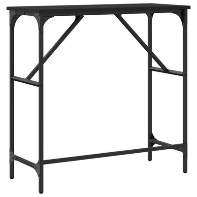 vidaXL Konzolni stol crni 75 x 32 x 75 cm od konstruiranog drva