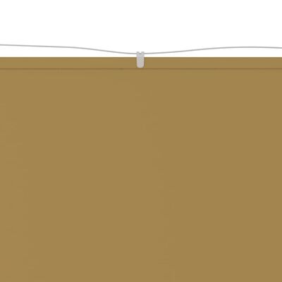vidaXL Okomita tenda bež 100 x 360 cm od tkanine Oxford