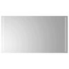 vidaXL LED kupaonsko ogledalo s ogledalom *Transparent*an 90 x 50 cm