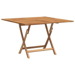 vidaXL Sklopivi vrtni stol 110x110x75 cm od masivne tikovine