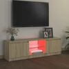 vidaXL TV ormarić s LED svjetlima boja hrasta sonome 120x30x36 cm