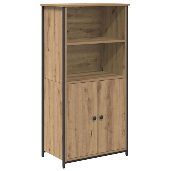 vidaXL Highboard Umjetnički hrast 62 x 36 x 121,5 cm Konstruirano drvo