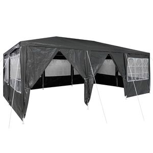 vidaXL &Scaron;ator za zabave 600 x 400 x 266 cm Antracit Polietilen