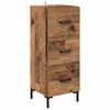 vidaXL Highboard Staro drvo 69,5 x 34 x 180 cm Konstruirano drvo