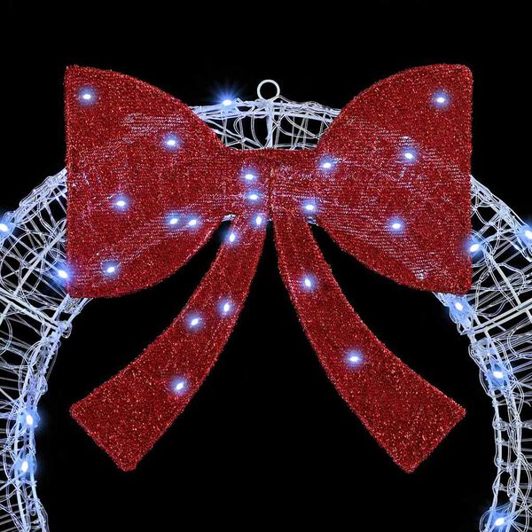 vidaXL Vijenac s 60 LED svjetlima Hladna bijela 75 cm Akril