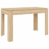 vidaXL Blagovaonski stol boja hrasta 120x60x76 cm konstruirano drvo