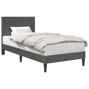 vidaXL Krevetna konstrukcija Tamnosiva 90 x 200 cm Kordura tekstil