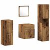 vidaXL Set namje&scaron;taja za kupaonicu 4 kom. Staro drvo 41 x 38,5 x 46 cm