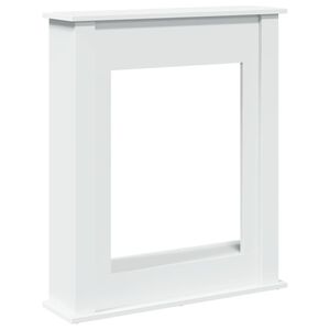 vidaXL Okvir za kamin bijeli 75 x 20 x 87,5 cm od konstruiranog drva