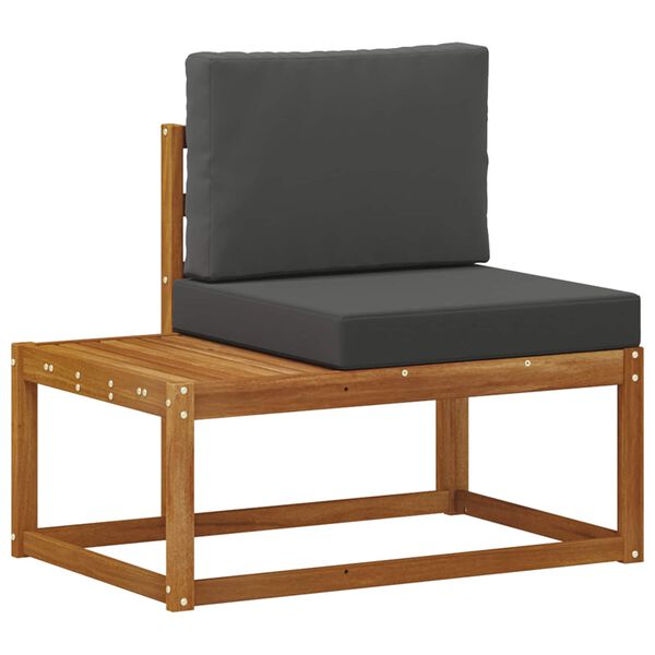 vidaXL Set vanjskih sofa s jastukom 2 pcs Prirodna