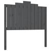vidaXL Uzglavlje za krevet sivo 106 x 4 x 110 cm od masivne borovine