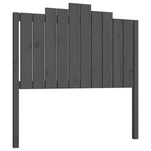 vidaXL Uzglavlje za krevet sivo 106 x 4 x 110 cm od masivne borovine