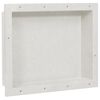 vidaXL Ni&scaron;a za tu&scaron; mat bijela 41 x 51 x 10 cm