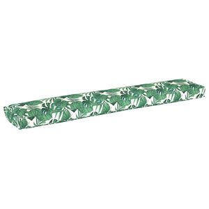 vidaXL Jastučić za palete Uzorak lista 200 x 40 x 8 cm Oxford tkanina